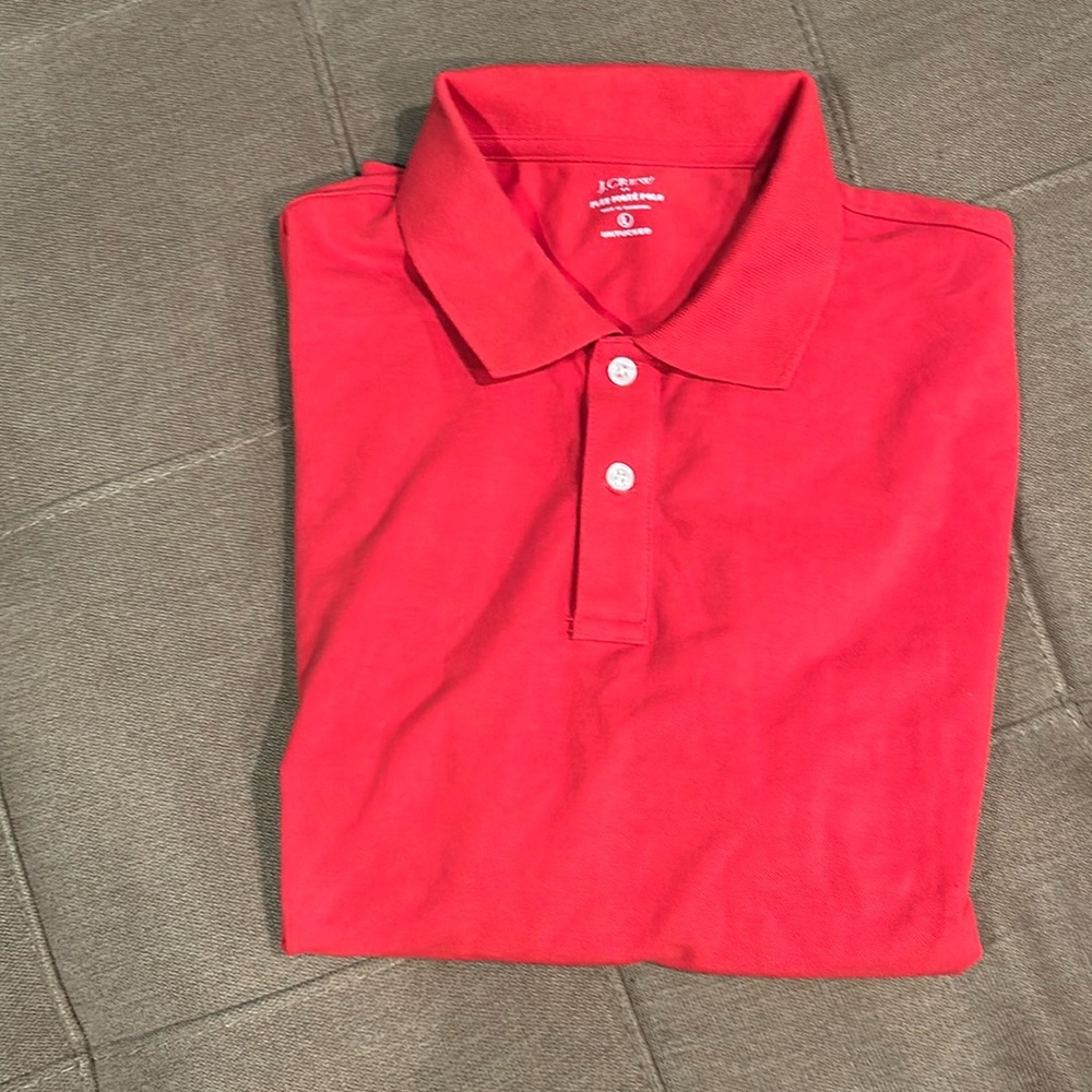 Classic red JCrew polo!